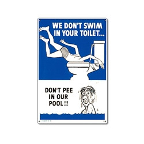 Poolmaster Dont Pee in Our Pool | 41327