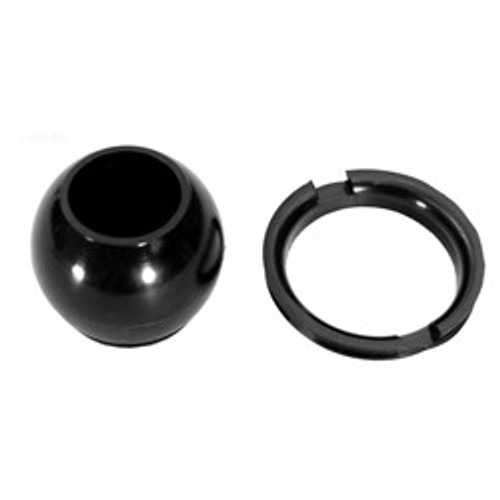 Hydro Air Eyeball & Retaining Ring Black | 10-3808BLK