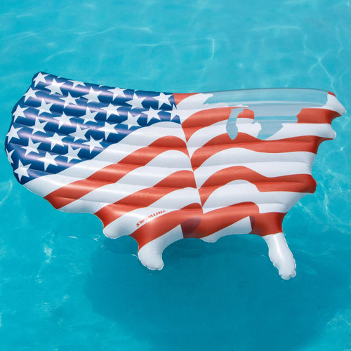 Swimline Americana Map Of the USA Inflatable Pool Mattress | 90366