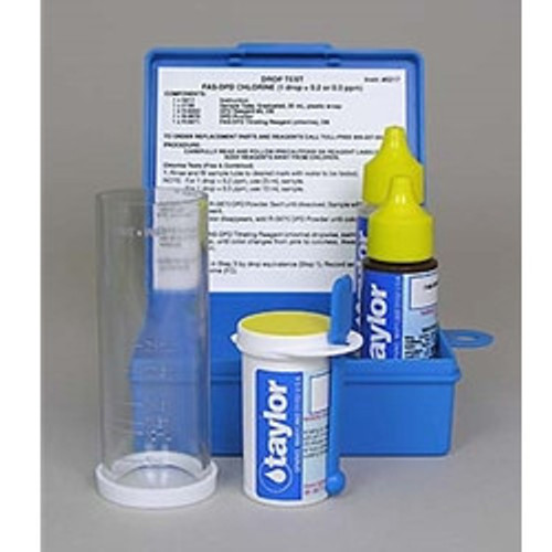 Taylor Technologies Chlorine Fas/Dpd Drop Test Kit | K-1515-A