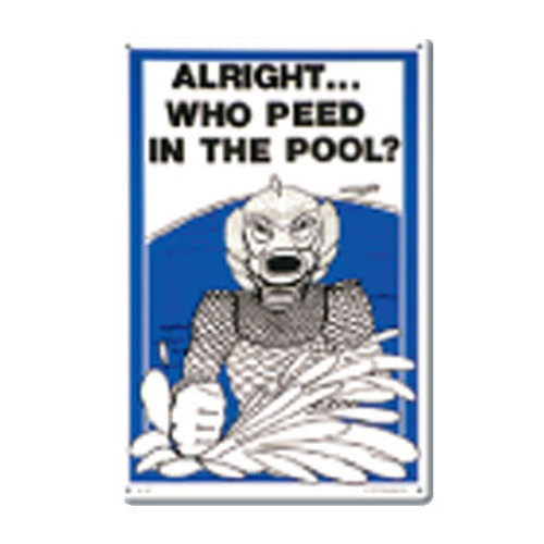 Poolmaster P.Master #41330 Sign-Who Peed? | 41330