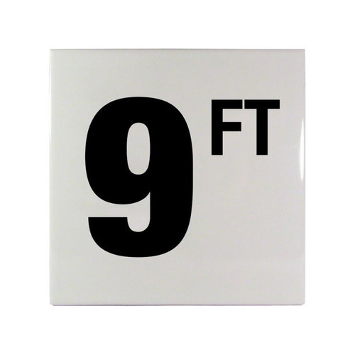 6 Smooth Ceram Tile 9Ft | C610090