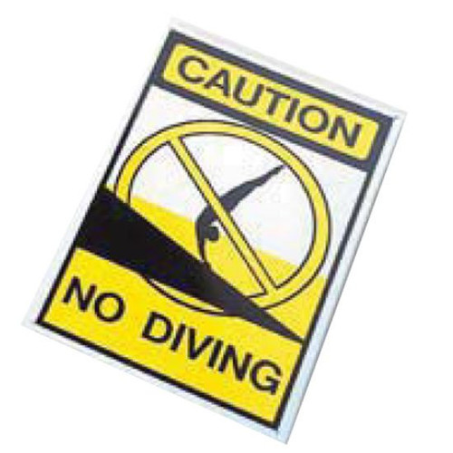 Jed Caution - No Diving, 12X18 | 90-120