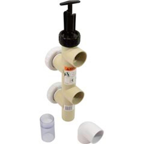 Custom Molded Products Push Pull Valve, PacFab, 2" Slip, PVC, Generic | 25831-119-750