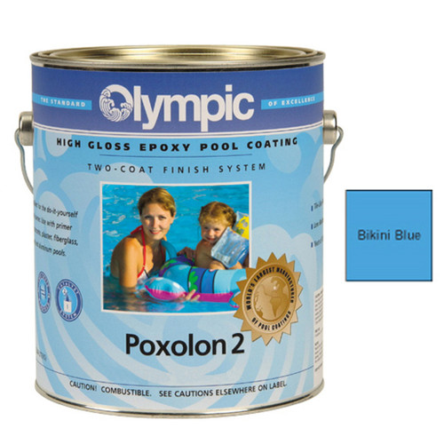 Olympic 1 Gal Poxolon 2 Epoxy Bikini Blue Paint | PO2228