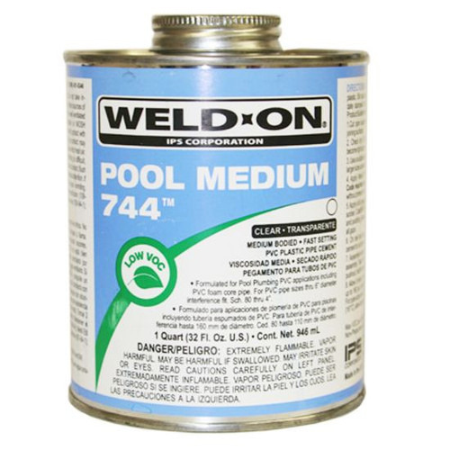 1 Qt 744 Pool Medium Gray Cement | 13559