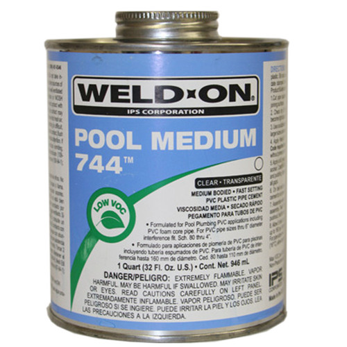 1 Qt 744 Ecopool Med Clr Cement | IPS14854EACH