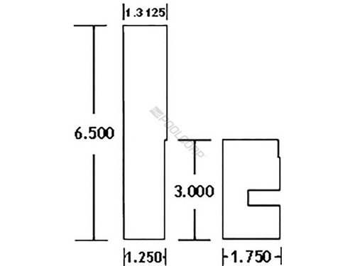 8' stempel een formulier grijze strook met draad | 10cf122