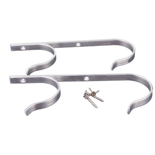 Custom Molded Products Set Of 2 Aluminum Pole Hangers With Screws | 58480-130-079