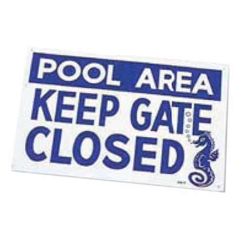 Jed Pool Area, Keep Gate Closed | 90-105
