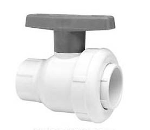 Lasco Fittings PV2412020W 2\ Skt Ball Valve Single Entry"