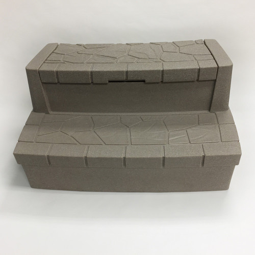 Misc Vendor 400010-CC Spa Storage Step Cobblestone