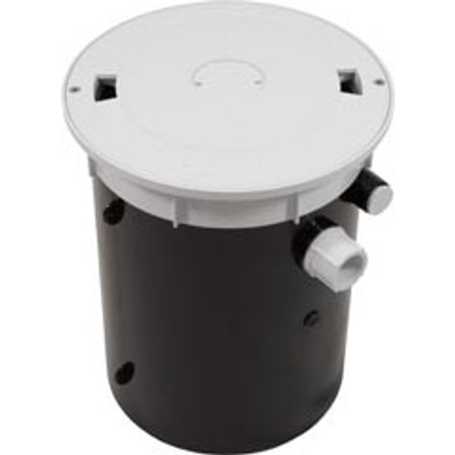 Custom Molded Products 25504-100-000 Pool Leveler, White Lid And Collar