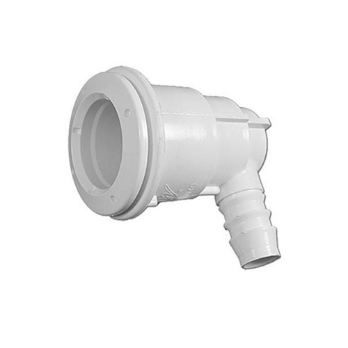 Waterway Jet Body,WATERW,Adjustable Mini,No Air x 3/4"RB,Ell w/Wall Fitting,1-3/4"Hole Size | 222-1031
