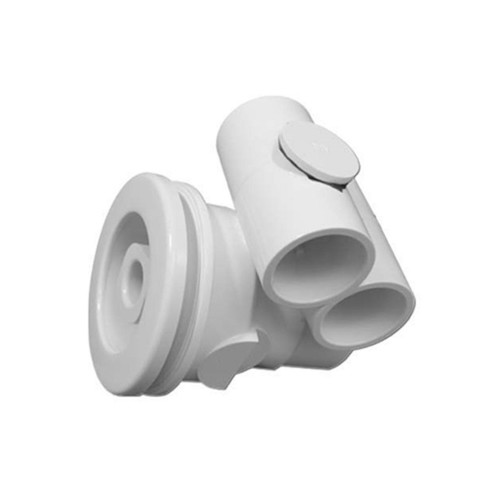 Hydro Air 10-FS711TD Jet Assembly, HydroAir Original Freedom, Directional, Tee Body, 1"S Water x 1"S Air, White