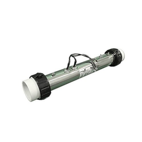 HydroQuip Heater Assembly, DM/Vita, 3.0kW, 230V, 2" x 15"Long, w/8" Leads, Tailpieces, w/pressure tap | C2300-0010ET