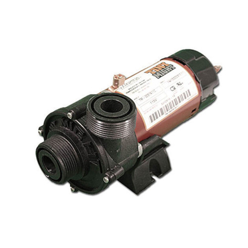 Waterway Plastics 300-9000 Circulation Pump, Waterway Tiny Might, 1/16HP, 115V, .8A, 1-Speed, 14-18GPM, 1"MBT, Less Unions, Side Discharge
