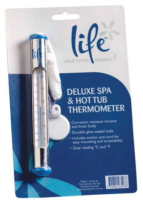 Misc Vendor Pool Systems MTH700 Life(TM) Deluxe Thermometer with Anchor and Cord For Easy Mounting and Accessibility | MTH700