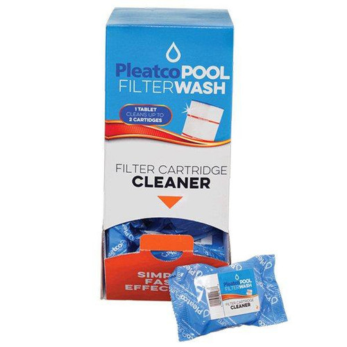 SuperPro PWASH-POOL-PAK Pleatco PWASH-POOL-PAK Pool Cartridge Cleaning Tablets; 30/Box