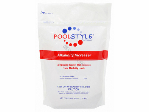 PoolStyle PoolStyle; PSC5-PS; Alkalinity Increaser 5 Lb. Pouch | PSC5-PS