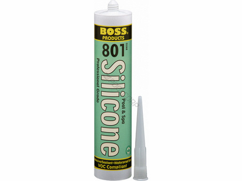 Misc Vendor Soudal Accumetric 142312 BOSS(R) 801 Neutral Cure Silicone Adhesive; 10.3 oz; Clear | 142312