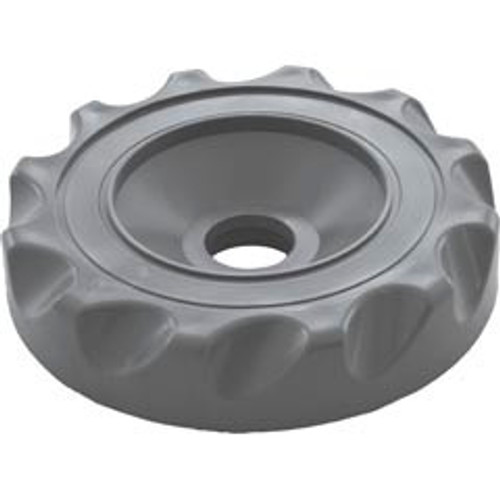 Waterway Plastics 602-3537 Cap, WW Top Access Diverter Valve, 2", Scalloped, Gray