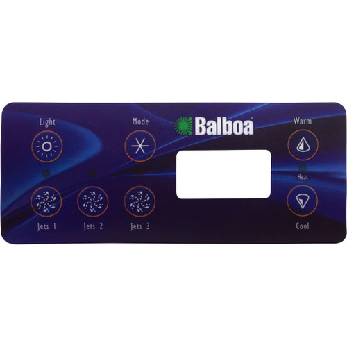 Balboa Overlay, Spaside Control, VL701S, 7-Button, Light-Mode-Warm, Jet1-Jet2-Jet3-Cool | 11984