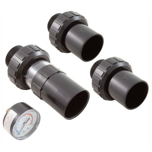 Raypak Union & Pressure Gauge Kit, Protege RPSF | 018252F