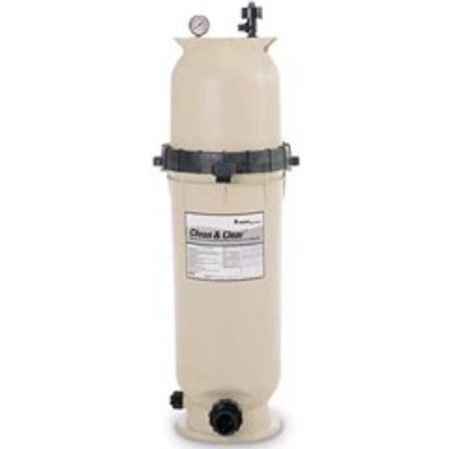 Pentair Water Pool and Spa Cartridge Filter, Pentair Clean & Clear 100, Almond, E-Comm | EC-160316