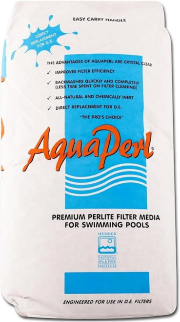 AquaPerl Perlite Filter Powder DE Alternative 12.5 lbs