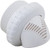 Venturi Wall Returns Fitting Threaded 1.5" Inlet White Venturi Return | VRFTHWH