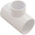 Lasco Fittings 401-251 Tee, Reducer, Lasco, 2"s x  2"s x 1-1/2"s, PVC, White