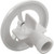 Hydro Air 16-5230WHT Jet Intl, BWG/HAI Microssage, 3-9/16"fd, Roto, Smth, White