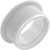 Waterway Plastics 215-1250 Wall Fitting, Waterway CAD Jet, 2-1/2" Hole Size, White