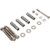 Perma-Cast Aluminum Slide Flange W/ 4 Anchors 1.9 Rail | PF-3119-A