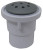 Custom Molded Products Top Flow Injector, Gray | 23009-001-000