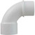 Waterway Plastics 90 Elbow, Sweep, Waterway, 1-1/2" Slip x 1-1/2" Spigot | 411-9100
