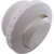 Waterway Plastics Eyeball Fitting, WW, 1-1/2"mpt, 2-3/8"fd, Slotted, White | 400-1410AB