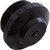 Waterway Plastics 400-1411BB Eyeball Fitting, WW, 1-1/2"mpt, 2-3/8"fd, 3/8"Orifice, Black