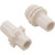 Waterway Plastics 212-3360 Nozzle Extension Kit, Waterway #7 Venturi Tee, 3/8", White