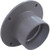 Custom Molded Products Wall Fitting, CMP, 1-1/2"fpt x 2" Insider, 3-1/2"fd, Gray | 25524-201-000