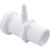 Hydro Air 10-2650WHT Jet Cmplt,BWG/HAI Ozone,7/8"hs,Fixed,Smth,Wht,a3/8"rb,w1/2"s