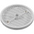 HydraBath 701598-01 Hydrabath Suction Cover, 3-5/8"fd, White