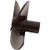 Maytronics 9995266-R1 Impeller, Maytronics Dolphin, Black, w/Screw, Quantity 1