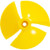 Maytronics Impeller, Maytronics Dolphin, Yellow, w/Screw, Quantity 1 | 9995269-R1