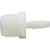 Misc Vendor 61132 Barb Adapter, 1/4" Barb x 1/2" Male Pipe Thread, Nylon