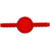 Generic Replacement Handle, 1-1/2" HMIP Ball Valve, Red | HMIP150HANDLE