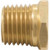 Misc Vendor 6AYW5 Reducer Bushing, 1/4"mpt x 1/8"fpt, Brass
