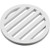 Val-Pak Products Cover, Val-Pak, 3" Drain, Plastic, White | V65-120