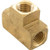 Misc Vendor 06101-04 Tee, Anderson Metals, 1/4"fpt x 1/4"fpt x 1/4"fpt, Brass